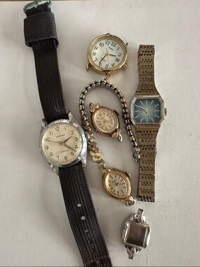 Mixed Lot of Vintage Watches - Gold & Silver Tones and Rolled Gold Filled